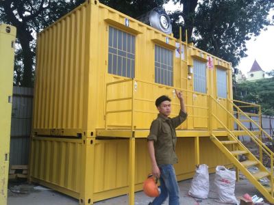 Container toilet 20 feet